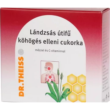 DR THEISS LÁNDZSÁS ÚTIFŰ KÖHÖGÉS ELLENI CUKORKA 50G