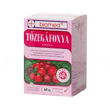 Biomed tőzegáfonya kapszula 60x