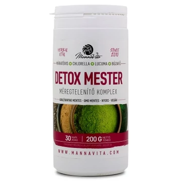 DETOX MESTER MÉREGTELENÍTŐ KOMPLEX, 200G