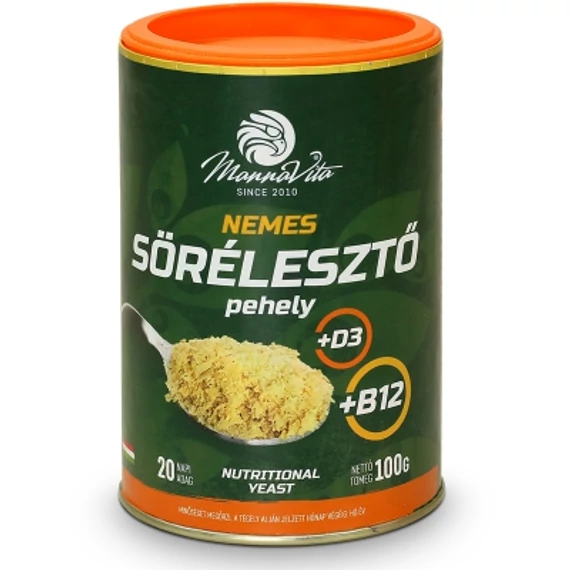 NEMES SÖRÉLESZTŐ PEHELY + B12 + D3 VITAMIN, 100G
