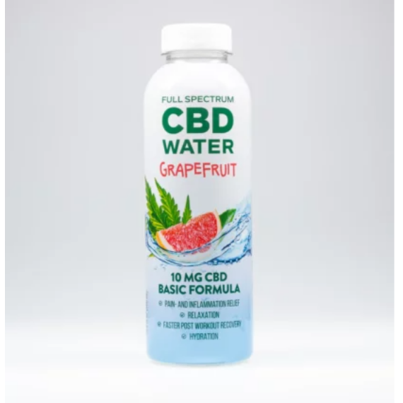AIDVIAN CBD Sugar Free Water – GRAPEFRUIT 10 mg 500 mL 