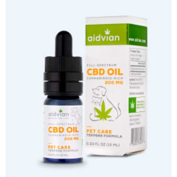 Aidvian Full Spectrum CBD Olaj Pet Care 200 mg 10 ml