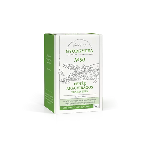 Fehér akácvirágos teakeverék (Reflux tea 50g)