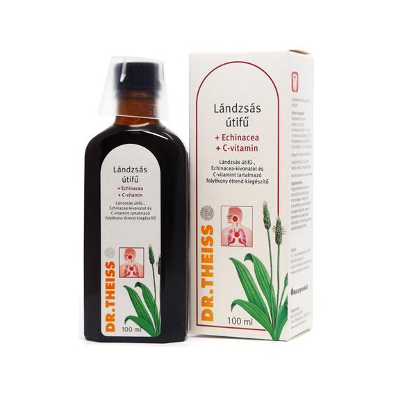 Dr Theiss Lándzsás útifű folyékony étrendkiegészítő 100ml
