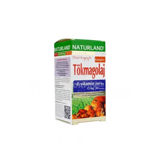 Tökmagolaj kapszula E-vitaminnal 60x - Naturland